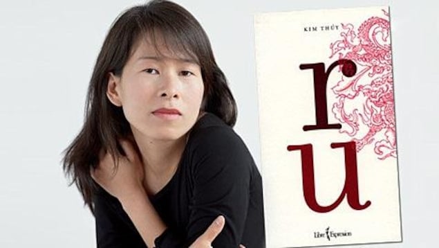 Montage avec une photo de Kim Thúy et son roman «ru».