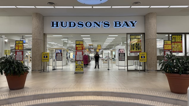 La Baie d'Hudson à Regina, mars 2025.
