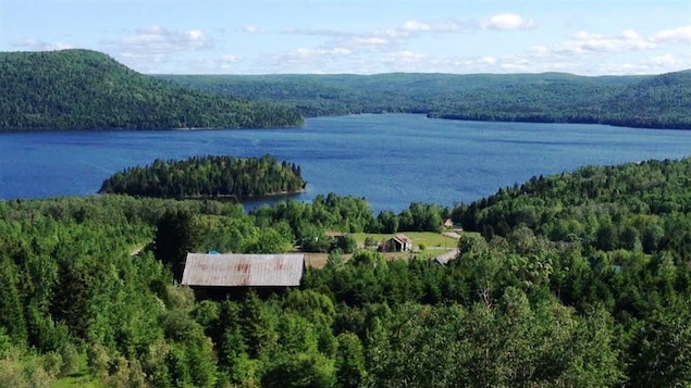 Le lac Témiscouata.