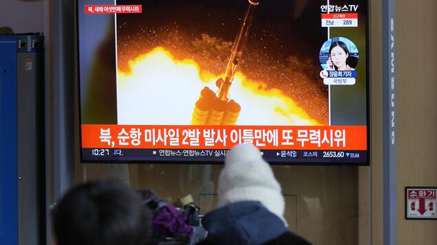 La Corée du Nord a tiré dimanche un nouveau projectile vers la mer du Japon