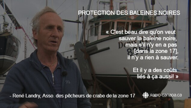 René Landry, président de l'Association des pêcheurs de crabe de la zone 17 René Landry, président de l'Association des pêcheurs de crabe de la zone 17