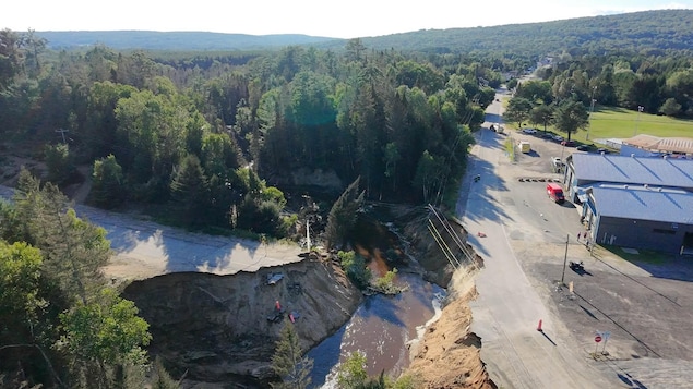 Les fortes pluies font des ravages à L’Ascension, dans les Laurentides