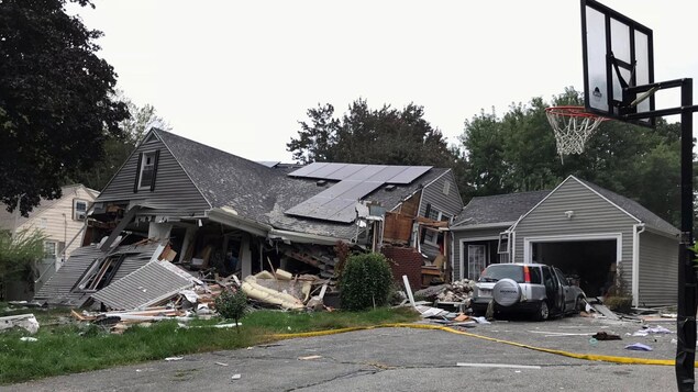 Une maison détruite Une maison détruite