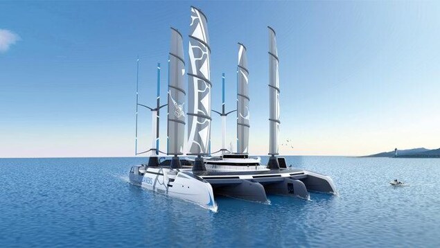 Cet immense catamaran nettoyeur d'océans pourra compacter des tonnes de déchets de plastique dès 2022. Cet immense catamaran nettoyeur d'océans pourra compacter des tonnes de déchets de plastique dès 2022.
