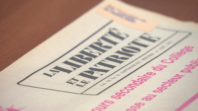 Le journal la Liberté et le Patriote.