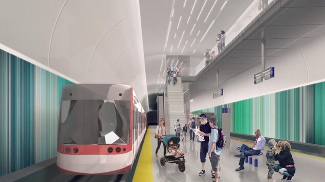La Ville de Calgary aimerait construire une nouvelle ligne de train léger, la ligne verte.