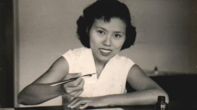 1959年在馬來西亞教師學院讀書時期的蔡小珊。（本人提供）