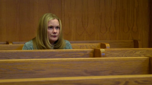 Lisa Driscoll is shown in court in Gander, N.L., in a file photo. 