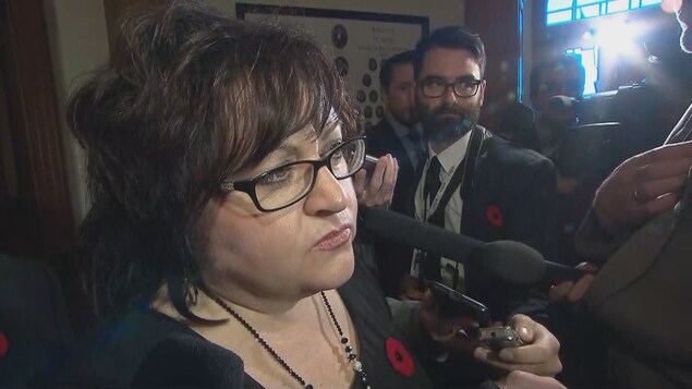 La leader parlementaire des libéraux, Lisa Harris. La leader parlementaire des libéraux, Lisa Harris.