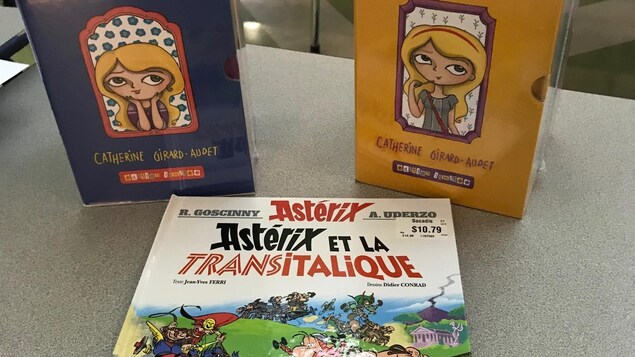 Deux coffrets de livres et une bande-dessinée Astérix Deux coffrets de livres et une bande-dessinée Astérix