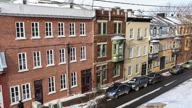 Logements en Haute-Ville de Québec dans le quartier Saint-Jean-Baptiste.