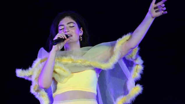 La chanteuse Lorde au Festival d'été de Québec le 13 juillet 2018 La chanteuse Lorde au Festival d'été de Québec le 13 juillet 2018