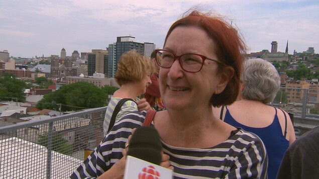 Louise Lévesque, participante à la journée portes ouvertes du Centre multiethnique de Québec
