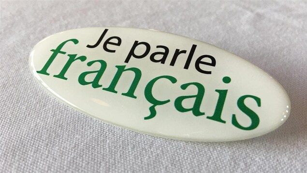 Macaron « Je parle français »