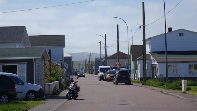 Une rue de Miquelon.