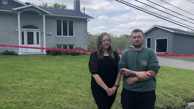 Un couple d’Edmundston impuissant devant sa maison au bord d’un gouffre