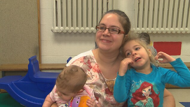 Cindy Plante et deux de ses enfants. Cindy Plante et deux de ses enfants.