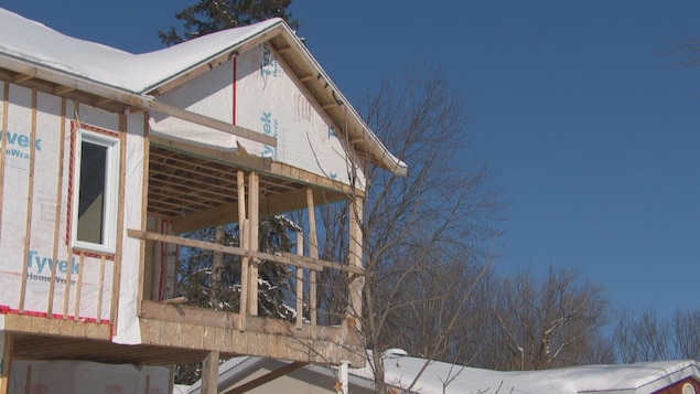 Une maison en rénovation.
