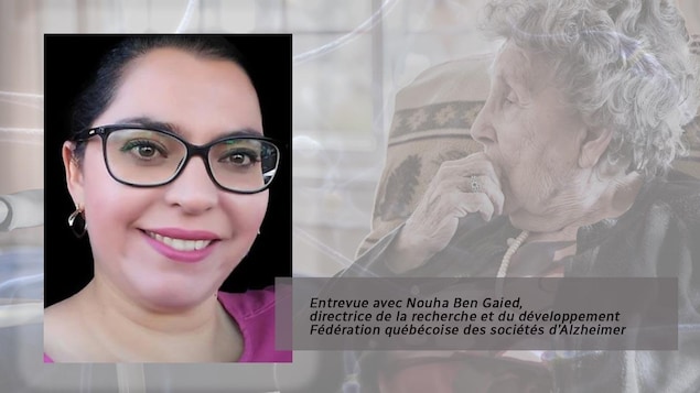 Citation sur l'image, avec la photo du visage de Mme Ben Gaied: « Ils agissent comme conseillers, ils peuvent même faire certaines démarches à distance, mais en même temps il y a ce rôle de proche aidant qui ne leur est pas accordé, qu’ils ne revendiquent pas, mais qu’ils vivent mal. »