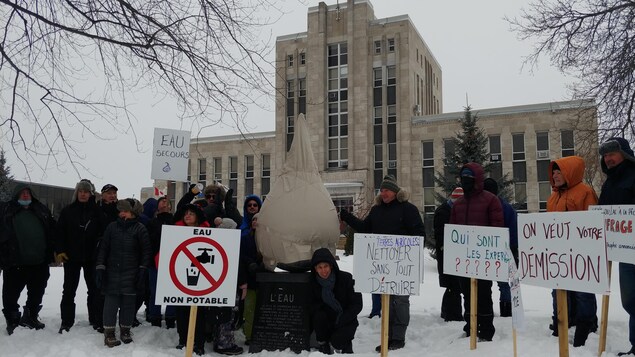 Une troisième manifestation pour l’eau potable à Shawinigan