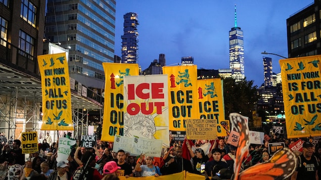 Manifestations à New York après qu’un agent de l’ICE a blessé un homme par balle