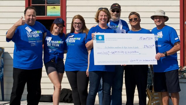 La Marche du rein de Gaspé a permis de recueillir 27 600 dollars. La Marche du rein de Gaspé a permis de recueillir 27 600 dollars.