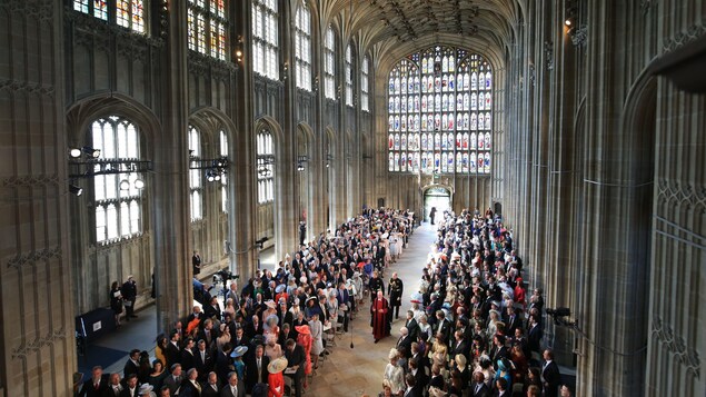 Vue générale de l'intérieur de la chapelle Saint-Georges. Vue générale de l'intérieur de la chapelle Saint-Georges.