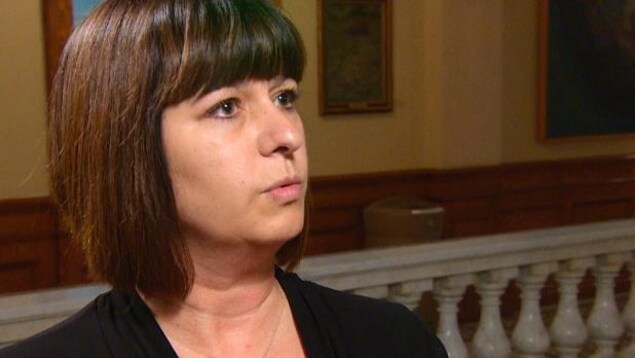 La ministre déléguée aux Affaires francophones, Marie-France Lalonde. La ministre déléguée aux Affaires francophones, Marie-France Lalonde.