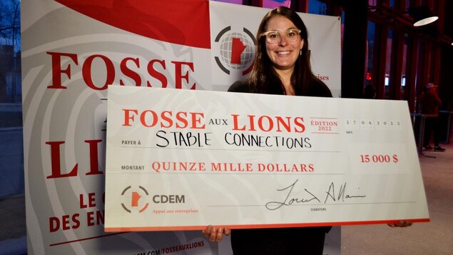 L’entreprise Stable Connections de Lorette primée à la Fosse aux lions 2022