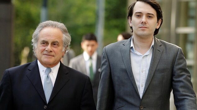 Martin Shkreli et son avocat Benjamin Brafman Martin Shkreli et son avocat Benjamin Brafman
