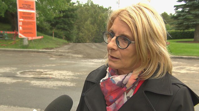 Martine Tremblay, une résidente du quartier Murdock à Chicoutimi Martine Tremblay, une résidente du quartier Murdock à Chicoutimi