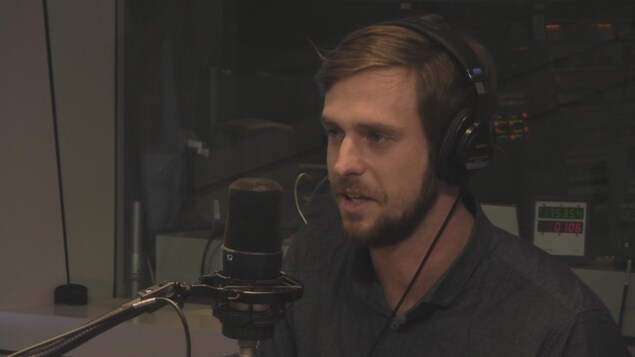 Dans notre studio radio à Trois-Rivières