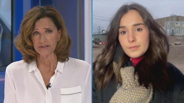 Matisse Harvey en converse avec Geneviève Asselin.