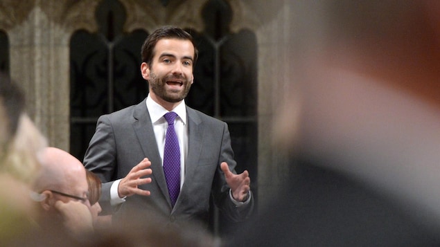 Matthew Dubé, député du NPD. Matthew Dubé, député du NPD.