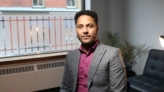 Matthew Martin, executive director of Black Lives Matter New Brunswick, said the driver's license reciprocity provided by the government is not very inclusive. (Julia Wright/CBC)