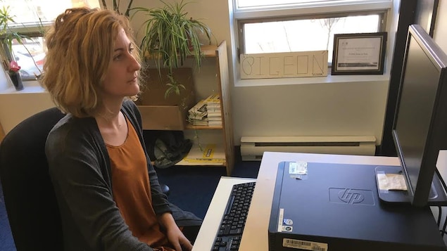 Maude Pellerin, intervenante auprès des jeunes sans-abri pour l'organisme Dans la rue Maude Pellerin, intervenante auprès des jeunes sans-abri pour l'organisme Dans la rue