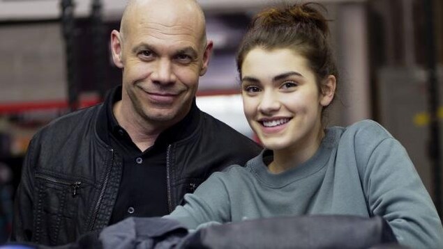 Maxime Martin et sa fille Livia Maxime Martin et sa fille Livia