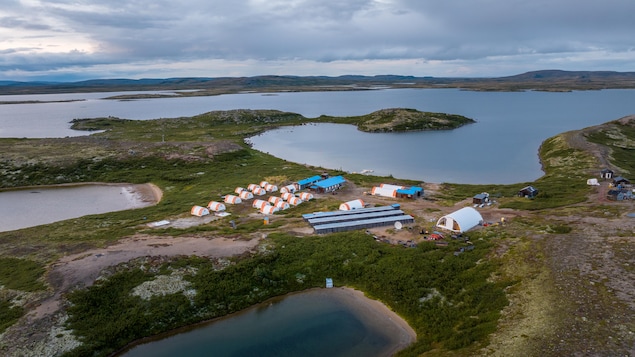 Le campement du Lac Brisson de Métaux Torngat au Nunavik.