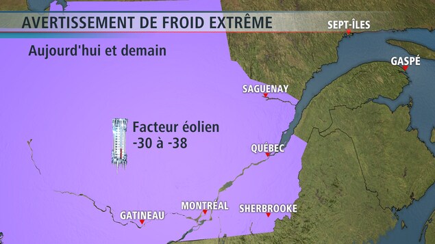 Avertissement de froid extrême Avertissement de froid extrême