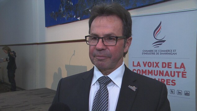 Le maire de Shawinigan, Michel Angers Le maire de Shawinigan, Michel Angers