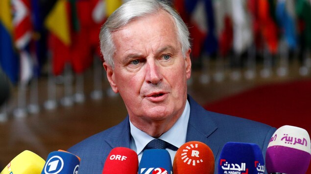 Michel Barnier, négociateur en chef de l'Union européenne pour le Brexit au sommet des dirigeants de l'Union européenne à Bruxelles, en Belgique, le 17 octobre 2018. Michel Barnier, négociateur en chef de l'Union européenne pour le Brexit au sommet des dirigeants de l'Union européenne à Bruxelles, en Belgique, le 17 octobre 2018.