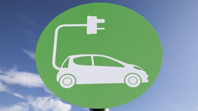 Une borne de recharge pour voiture électrique