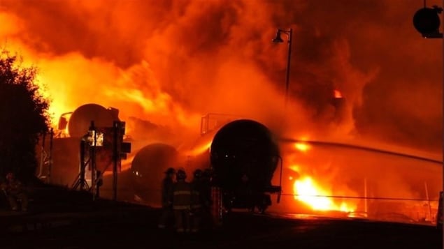 La tragédie ferroviaire qui s'est produit à Lac-Mégantic, a fait 47 morts dans la nuit du 5 au 6 juillet 2013.