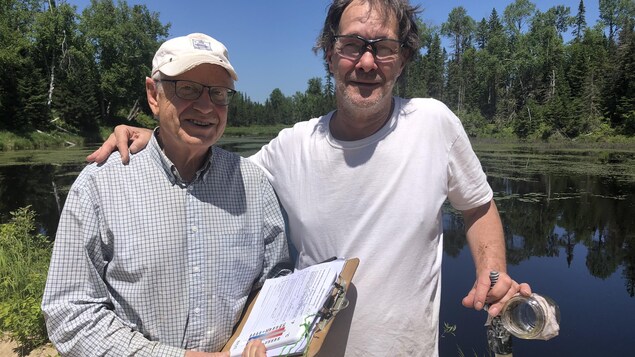 Daniel Tokatéloff (à gauche) et Claude Boutin.