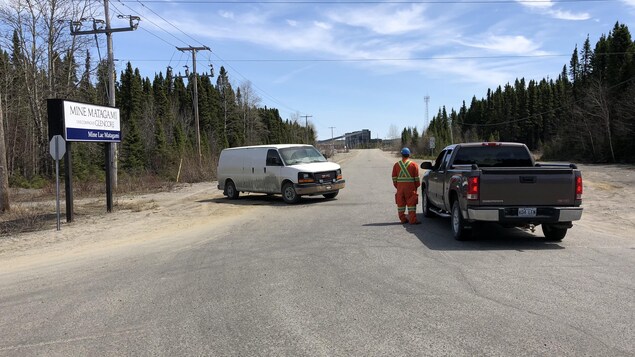 Un travailleur de Mine matagami Un travailleur de Mine matagami