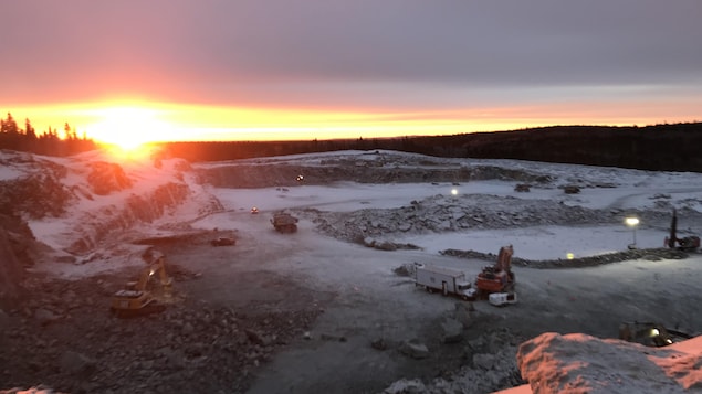 La mine North American Lithium de La Corne.