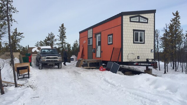 Une mini-maison à Yellowknife, dans les Territoires du Nord-Ouest