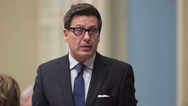 Le ministre Pierre Moreau, en décembre 2015 Le ministre Pierre Moreau, en décembre 2015