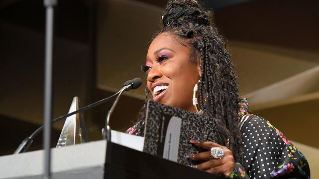 Missy Elliott sur scène lors du gala.