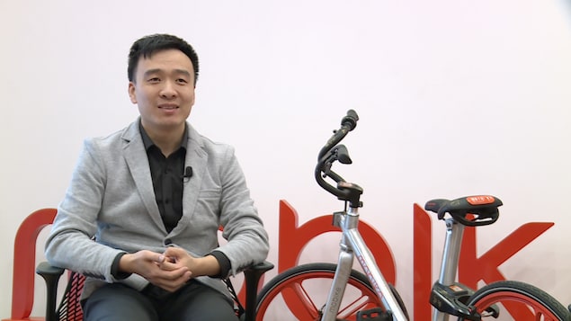 Xing Liu, directeur-général de Mobike à Pékin Xing Liu, directeur-général de Mobike à Pékin